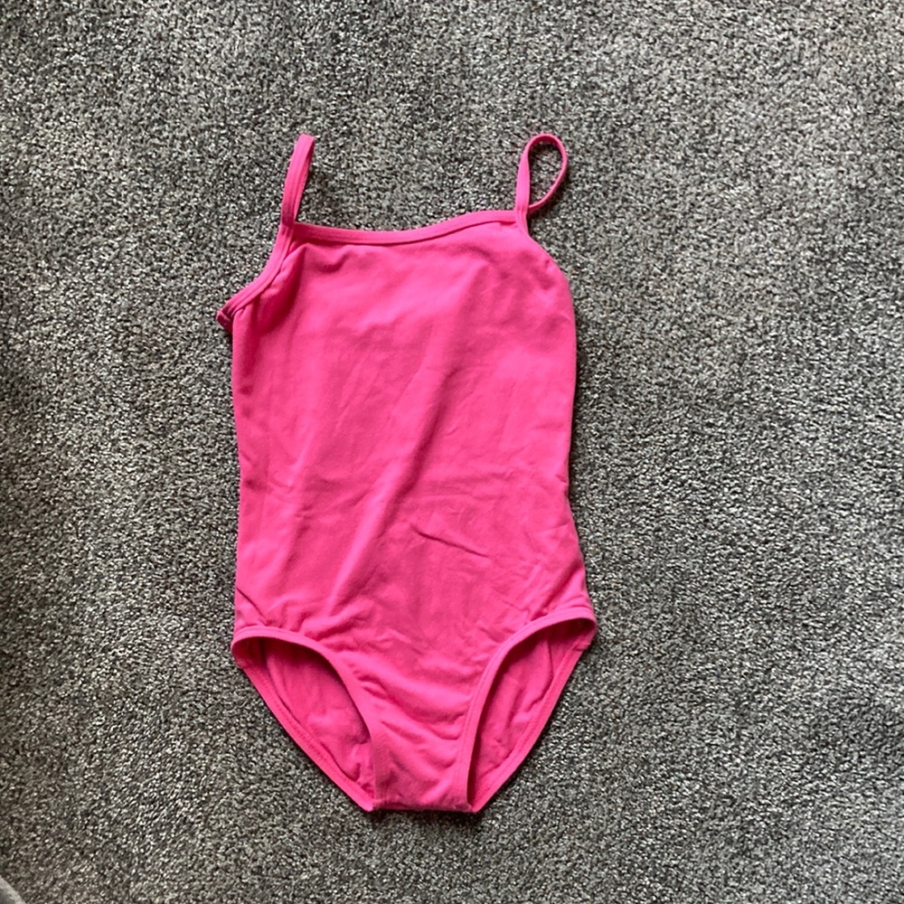 Pink dance leotard